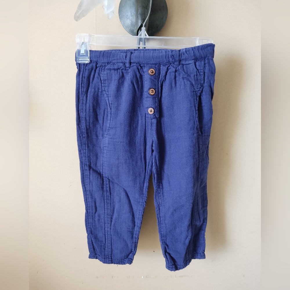 Zara Comfy Navy Blue Toddlers Pants Size 3/4